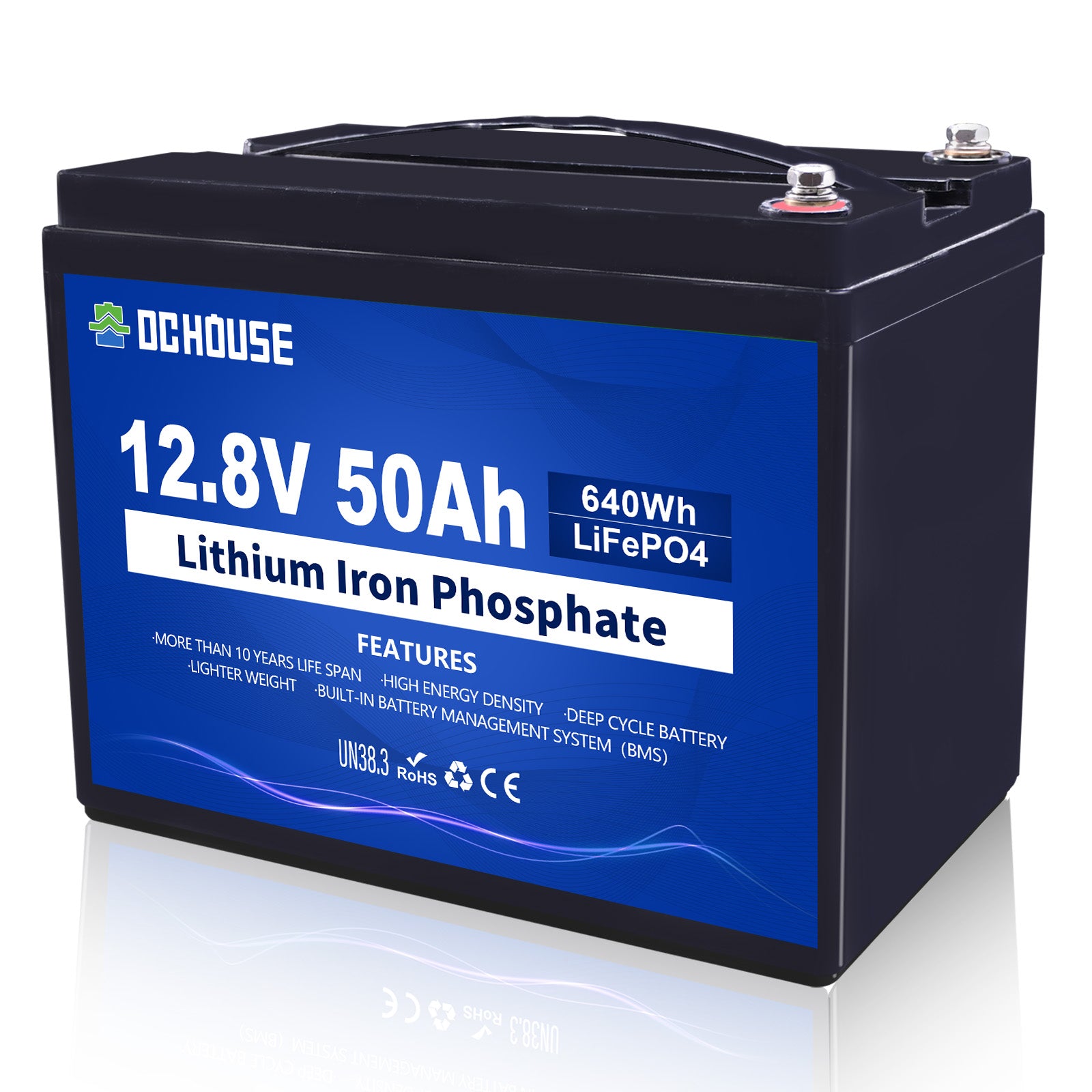 12V 50Ah LiFePO4 Lithium Batterie