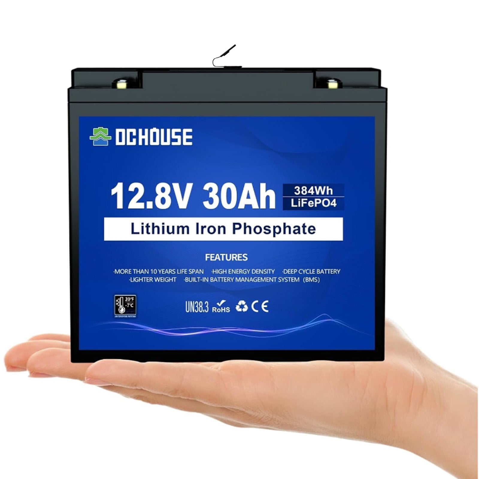 12V 30Ah Mini LiFePO4 Lithium-Batterie