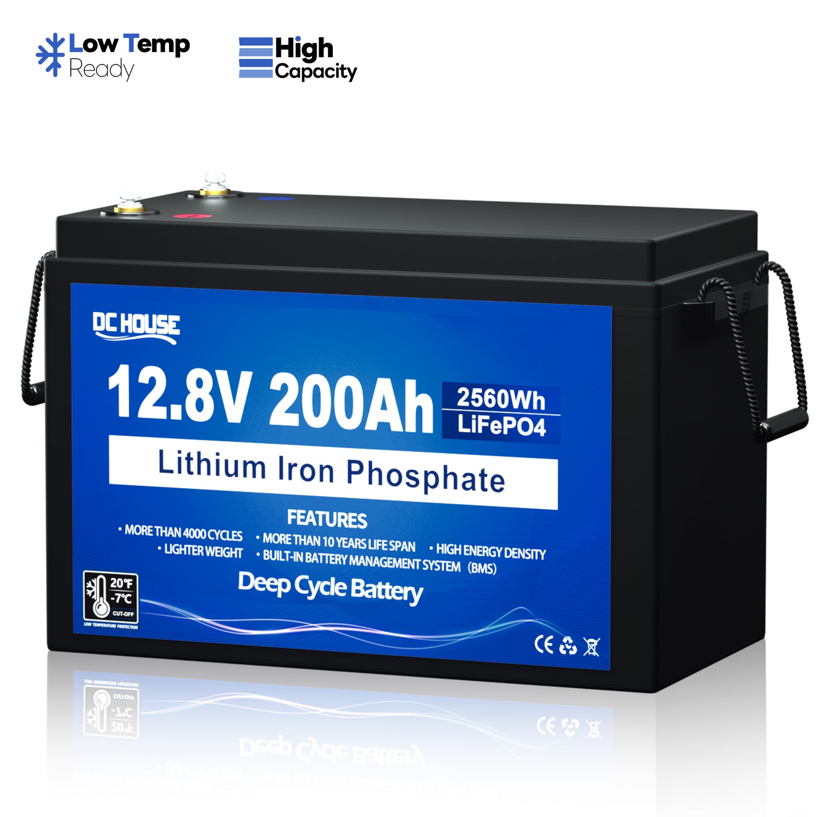 12V 200Ah LiFePO4 Lithium Batterie