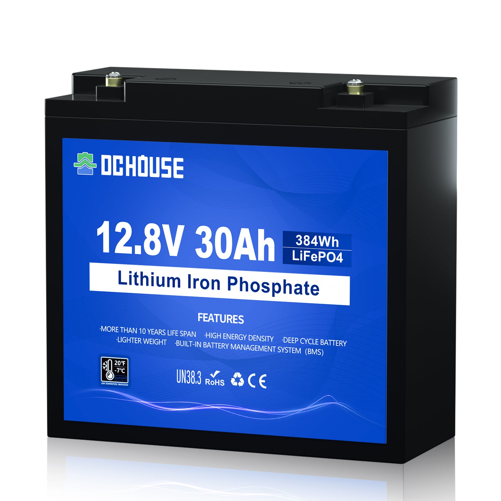 12V 30Ah Mini LiFePO4 Lithium-Batterie