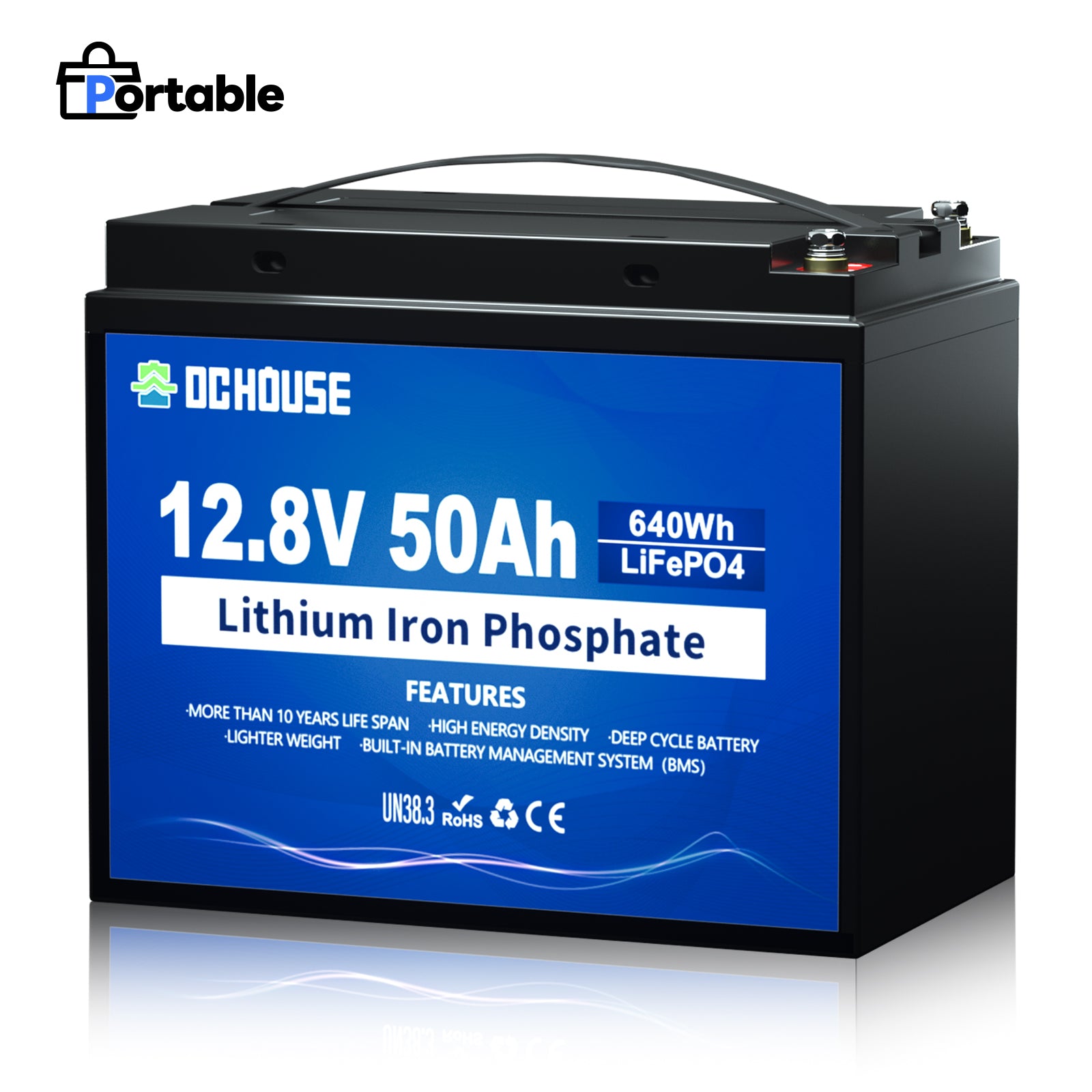 12V 50Ah LiFePO4 Lithium Batterie