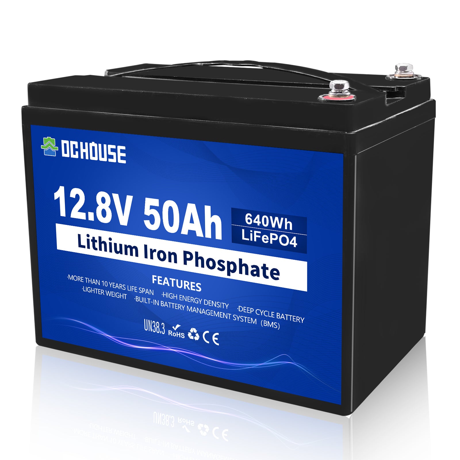 12V 50Ah LiFePO4 Lithium Batterie