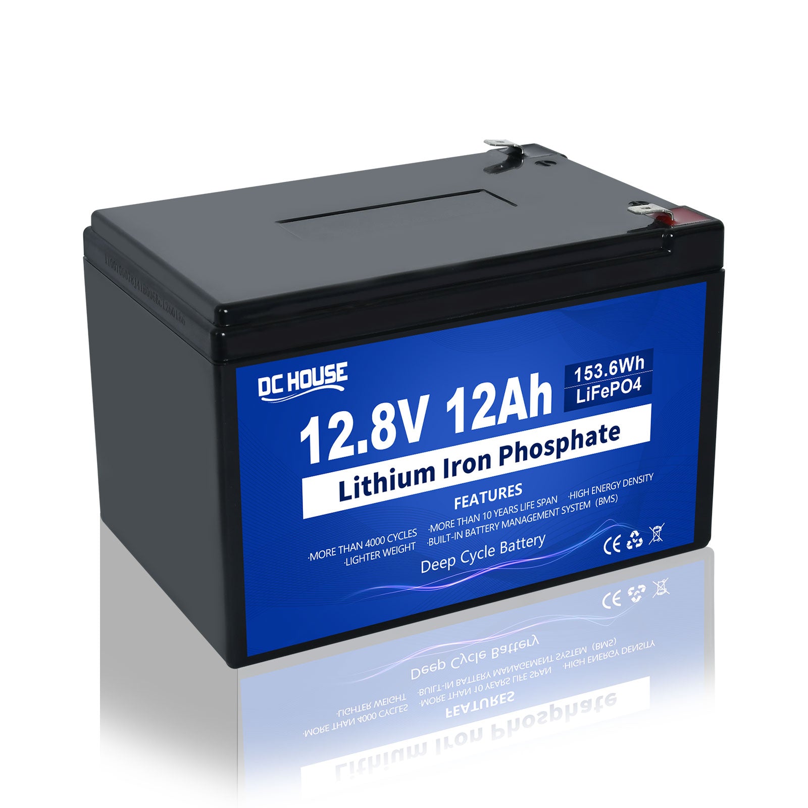 12V 12Ah LiFePO4 Lithium Batterie